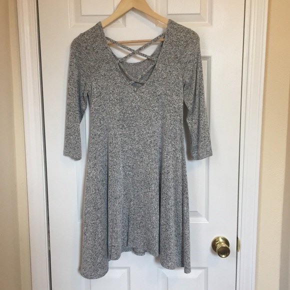 Gray T-Shirt Dress - Picture 5 of 8
